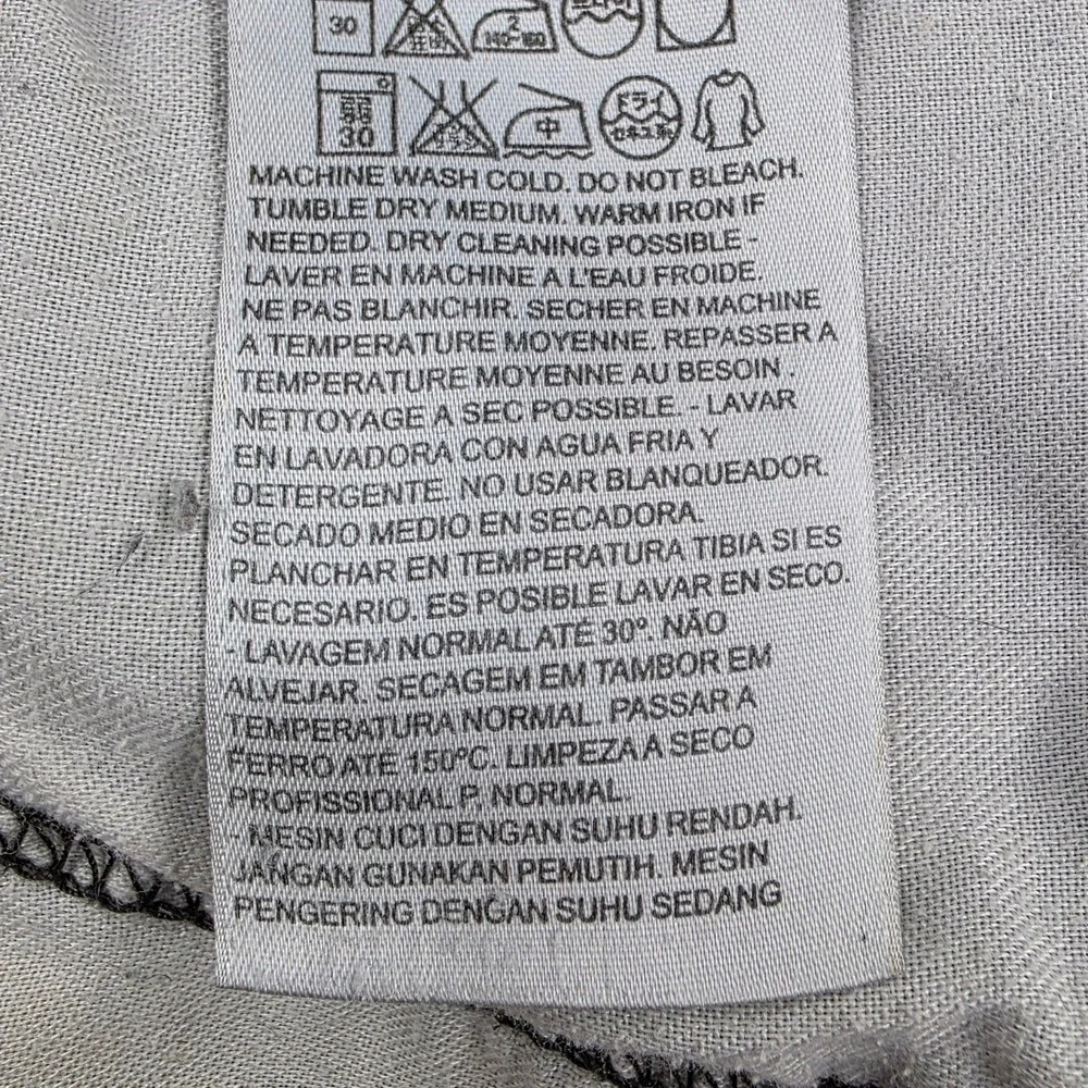 Levis 505 Regular Fit Faded Black Jeans Mens 40x32 (Measures 40x30) 2015